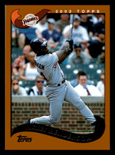 2002 Topps Rickey Henderson HOF San Diego Padres #165 Centered Mint