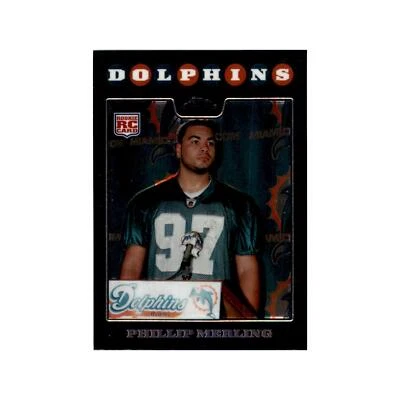 2008 Topps Chrome Phillip Merling RC Football Cards #TC241 - Image 1 of 3