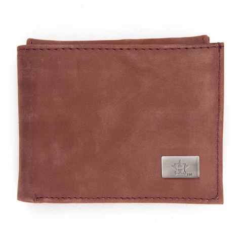 Houston Astros Leather Bifold Wallet Cover