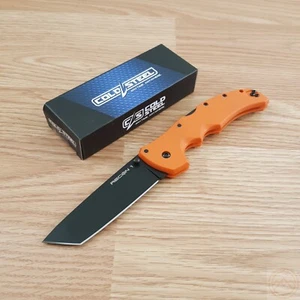 Cold Steel Recon 1 Folding Knife 4.0" S35VN Steel Tanto Blade, Orange G10 Handle - Picture 1 of 12
