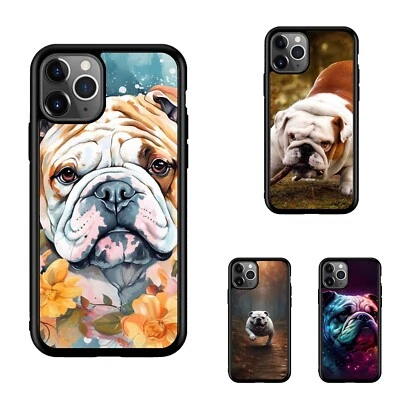 Bulldog Británico Raza Amor Para Apple iPhone 12 13 14 15 16 Pro Max Foto 1 de 4