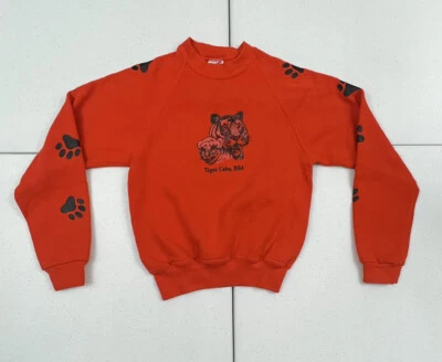 Vintage Tiger Cubs BSA Sweatshirt (Boyscouts) M 8-10 Vtg Child Medium 80s Rare - Image 1 of 4