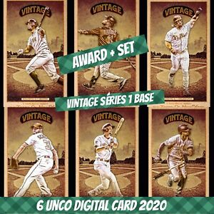 Topps Bunt Digital Whit Award + Set (1+5) Vintage Base S/1 2020 Digital Card