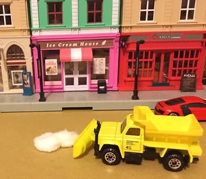 1990 Matchbox Highway Maintenance Truck Intl. Airport Authority Snow Plow - Picture 1 of 12
