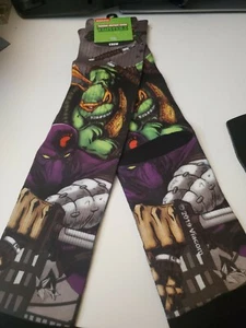 Teenage Mutant Ninja Turtles Premium Crew Socks Sublimated TMNT Foot Clan NEW so - Picture 1 of 12
