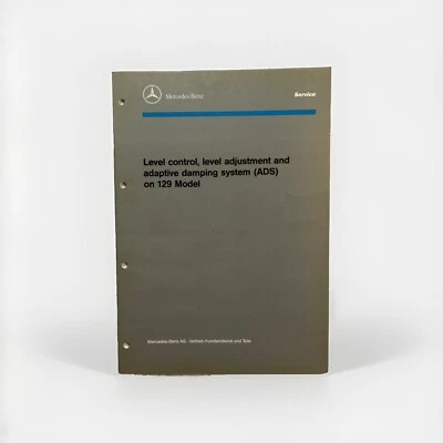 Mercedes 300-SL 1990-1993 OEM ADS ajuste de nivel taller servicio manual de reparación MB Foto 1 de 4