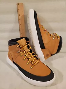 BOTA TIMBERLAND HOMBRE SENECE BAY BLANCO MEDIO NOBUCK A62DD EE. UU. TALLA 8,5 UE 42 - Imagen 1 de 8