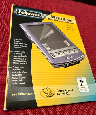 5 Screen Protectors Overlay for Sony Clie Peg-N610, Peg-710c PDA Handheld RARE - Image 1 of 2