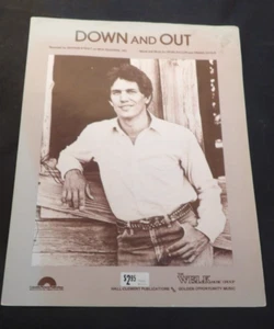 Noten George Strait 1981 - Down and Out - Selten! - Bild 1 von 2