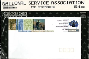 2001 45c '50th Anniversary of National Service in Aust FDC in Sealed Pack - Picture 1 of 1