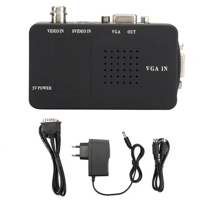 Adattatore convertitore HD da video a VGA da BNC S per computer monitor PC DTS - Immagine 1 di 4