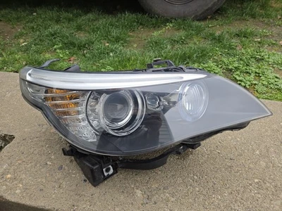 Ксеноновая фара в сборе правая сторона AHL BMW E60 OEM 550i 535i 528i 2008-2010 - Изображение 1 из 4