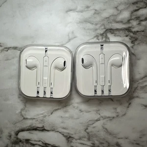 Cuffie originali OEM Apple cablate 3,5 mm nuove x2 - Foto 1 di 2