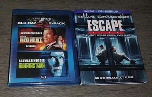 Red Heat, The Running Man & Escape Plan (Blu-ray's), wie neu. - Bild 1 von 4