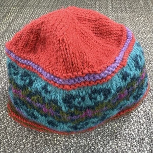 Lost Horizons Brooklyn Beanie Hat 100% Wool Fair Isle Fleece Lined Handmade NWT - Picture 1 of 11