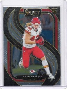 Panini Select 2024 - Premier Level Carson Steele #142 (RC) Kansas City Chiefs - Imagen 1 de 2