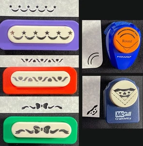 Dekorative Ecken und Kanten Papierlocher für Scrapbooking, Buchstaben Menge 5 Diff - Bild 1 von 6