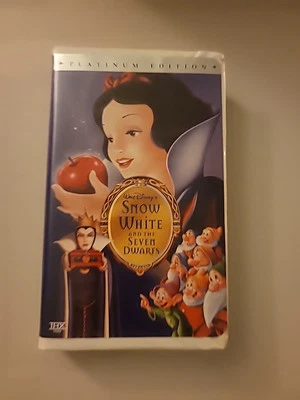 Snow White and the Seven Dwarfs Platinum Edition VHS RARE BRAND NEW IN PACKAGING - Image 1 of 4