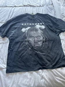 Kanye west potrait photo Yeezus tour graphic tee Vtg 3XL - Bild 1 von 3