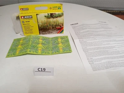 Noch 14140 HO Scale Water Lillies - Laser-Cut and Makes 18.  My Ref.(C19) - Image 1 of 4