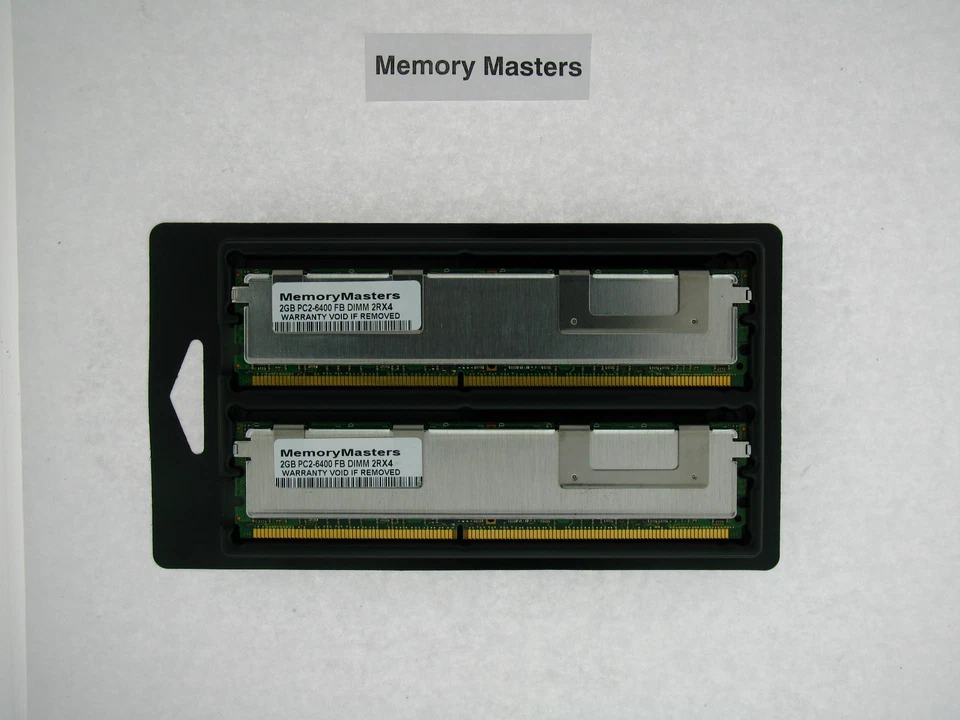 46C7571 4GB (2x2GB) DDR2 800MHz FBDIMM Memory IBM x3450 2RX4 - Image 1 of 1