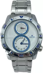 Oskar Emil Classic FORLI Mens Quality Stainless Steel Dual-Dial Large Watch - Picture 1 of 9