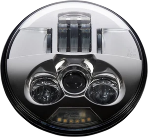 Custom Dynamics 7" ProBEAM LED Chrome Hi/Low Beam Headlight PB-7-C - Picture 1 of 1