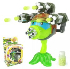 Plants vs Zombies Toys Anime Figure Model 15cm Gatling Pea shooter High Quality