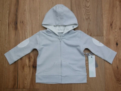 Chaqueta con Capucha Aden Anais Bebé Niño con Cremallera ~ Gris y Blanco ~ Estrellas ~ Foto 1 de 4