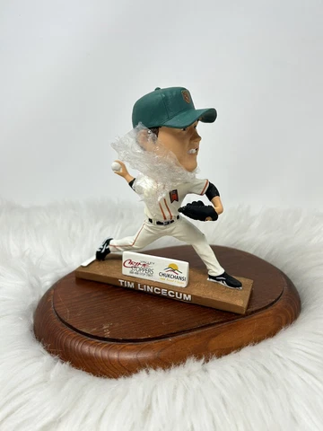 San Francisco Giants Tim Lincecum Bobblehead, 2008 SGA Fresno Grizzlies Bobble Cover