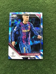 2021/22 TOPPS CROMATO ZAFFIRO CHAMPIONS LEAGUE GERARD PIQUE FC BARCELLONA - Foto 1 di 1