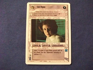 Star Wars CCG Premiere Unlimited WB Leia Organa - Picture 1 of 1