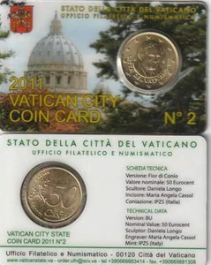 Vatican 2011 Coincard 50 cent - Nummer 2 - Bild 1 von 1