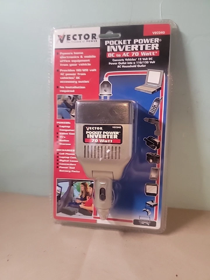 Vector 70 Watt Pocket Power Inverter VEC040