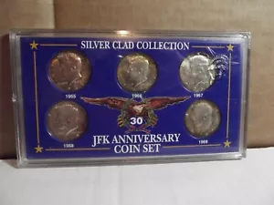 MINT TONE JFK 30th Anniversary Coin Set Uncirculated Mint Silver Clad Collection - Picture 1 of 9