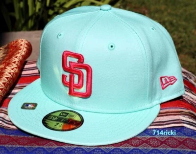 2022 MLB City Connect San Diego Padres Fitted Hat New Era 59FIFTY On-Field - Image 1 of 4