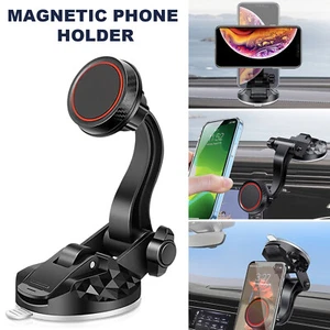Universal Car Magnetic Phone Holder Stand Dashboard Windshield Mount Bracket - Picture 1 of 9