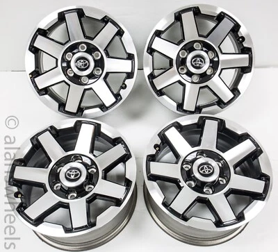 4 New Takeoff Toyota Tacoma FJ Cruiser 4Runner 17" Factory OEM Wheels Rims 75154 - Image 1 of 4