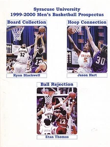 1999-2000 Syracuse Orangemen para hombre Baloncesto Prospectus NCAA BOEHEIM - Imagen 1 de 1