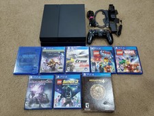 Sony Playstation 4 500gb w/ 8 Games & Controller Charger (Used, Tested)