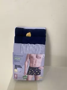 Pack de 3 Boxers Livergy Hombre Diseño Limón Gris Azul -Disponible en diferentes tallas - Imagen 1 de 27