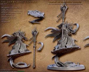 Aamon on Daemonum Kerubim | Artisan Guild | 3D Printed RPG Wargaming Miniature - Picture 1 of 1