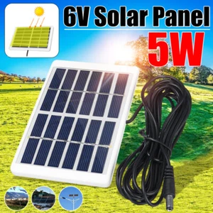 Solar Panel 5W 6V Folding Power Bank Outdoor Camping Hiking Phone Charger USB - Foto 1 di 8