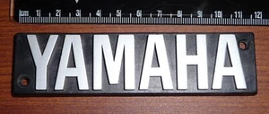 1-YAMAHA Plastic Nameplate 11.5mm X 3mm. (4.5" X 1.25") - Picture 1 of 2