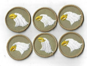Lot of 6 EAGLE Patrol Patches Modern Tan Authentic Ready To Use [PH549] - Picture 1 of 1