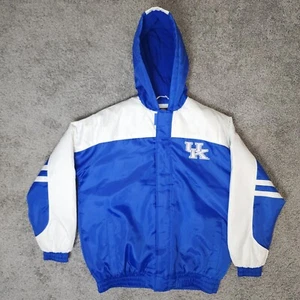 VTG GIII Kentucky Wildcats Jacket Large Officially License Hood Color Block Coat - Picture 1 of 11
