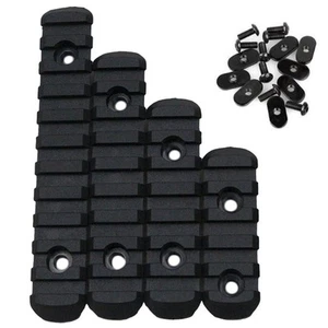 Tactical Rifle Polymer 20mm Picatinny/wea Rail Section Set for MOE Black - Picture 1 of 8