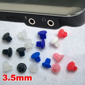 3.5mm Silicone Rubber Hole Plug Blanking End Cap Seal Stopper Audio Headset Jack - Picture 1 of 3