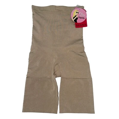 Spanx Slim Cognito Cintura Alta Medio Muslo Modelador Desnudo Negro Super Compresión 067 Foto 1 de 4