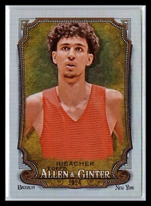 2024 Topps Allen & Ginter 245 Zaccharie Risacher Hawks Rookie Hot Box Silver - Bild 1 von 2
